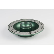Load image into Gallery viewer, Agayof of Jerusalem Exclusive Anodized Aluminum Honey Dish Engraved - Large