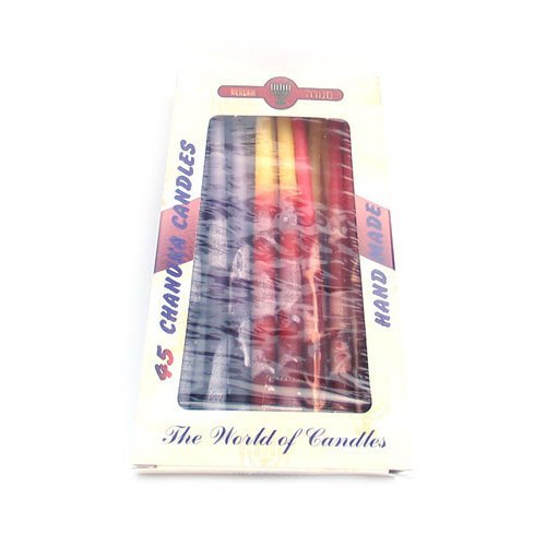 Dripless Hanukkah Candles - Colorful
