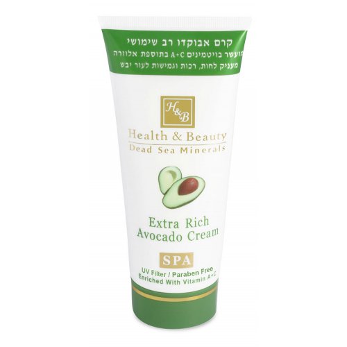 H&B Dead Sea Extra Rich Avocado Cream