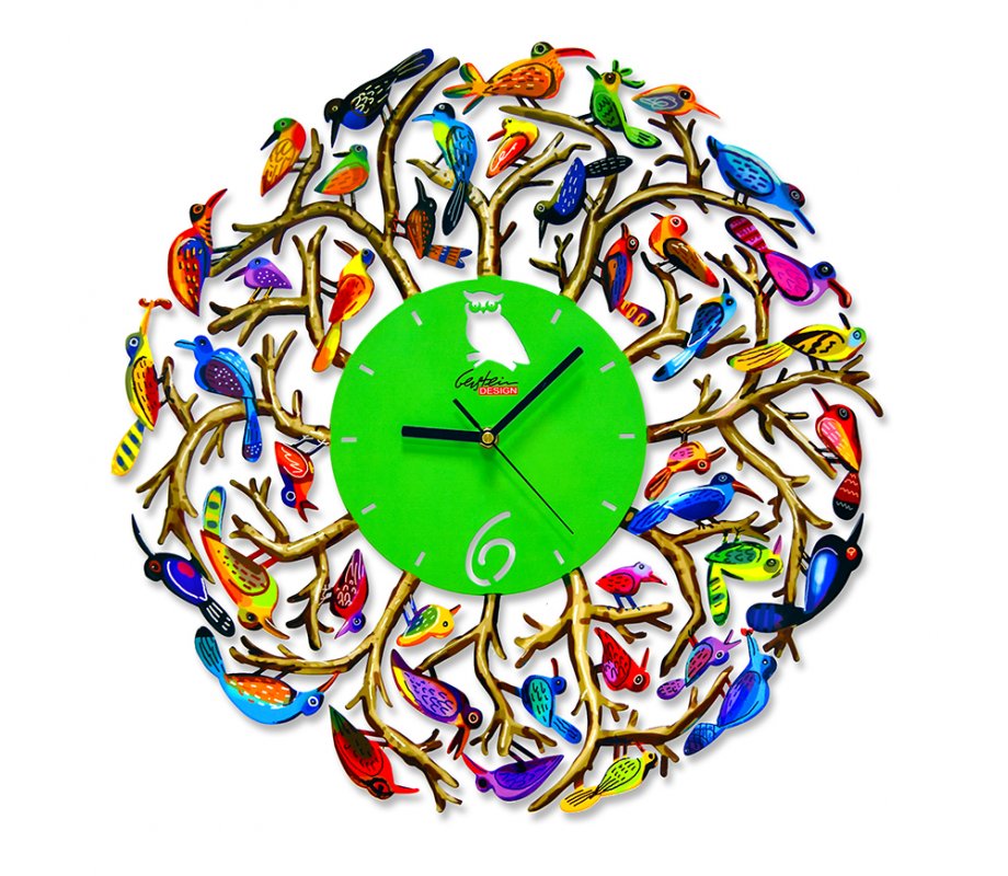 Nature Time Wall Clock by David Gerstein