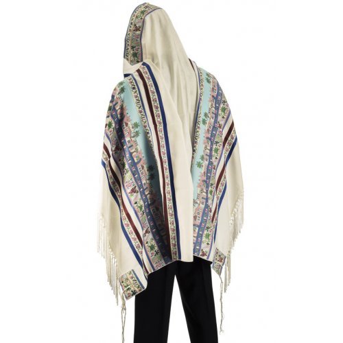 Talitnia's Shivat Haminim Tallit Seven Species Prayer Shawl